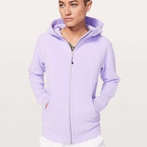 LULULEMON scuba hoodie IV sheer violet size 6